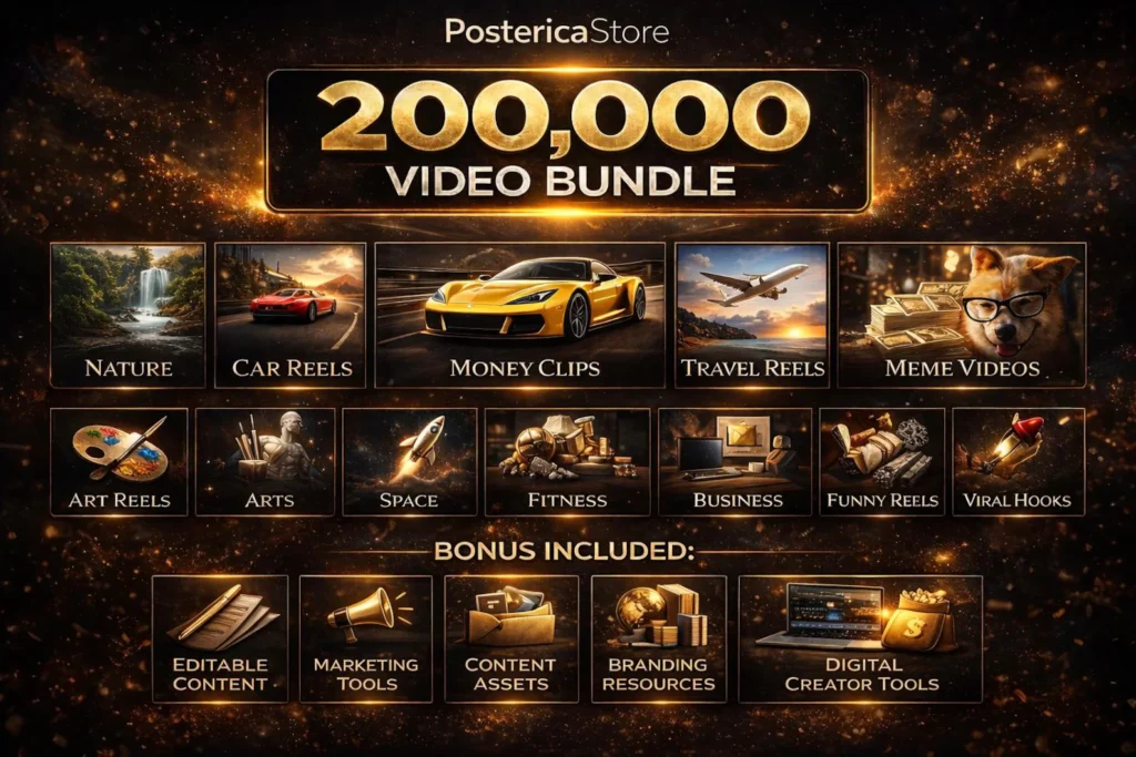 200,000+ Short Form Video