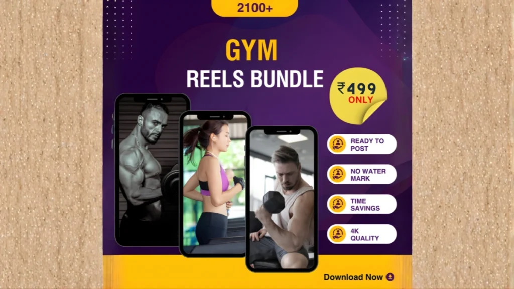 2100+ GYM & Fitness Reels
