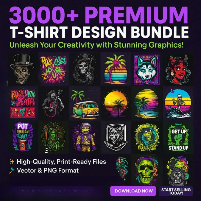 3000+ T-Shirt Design