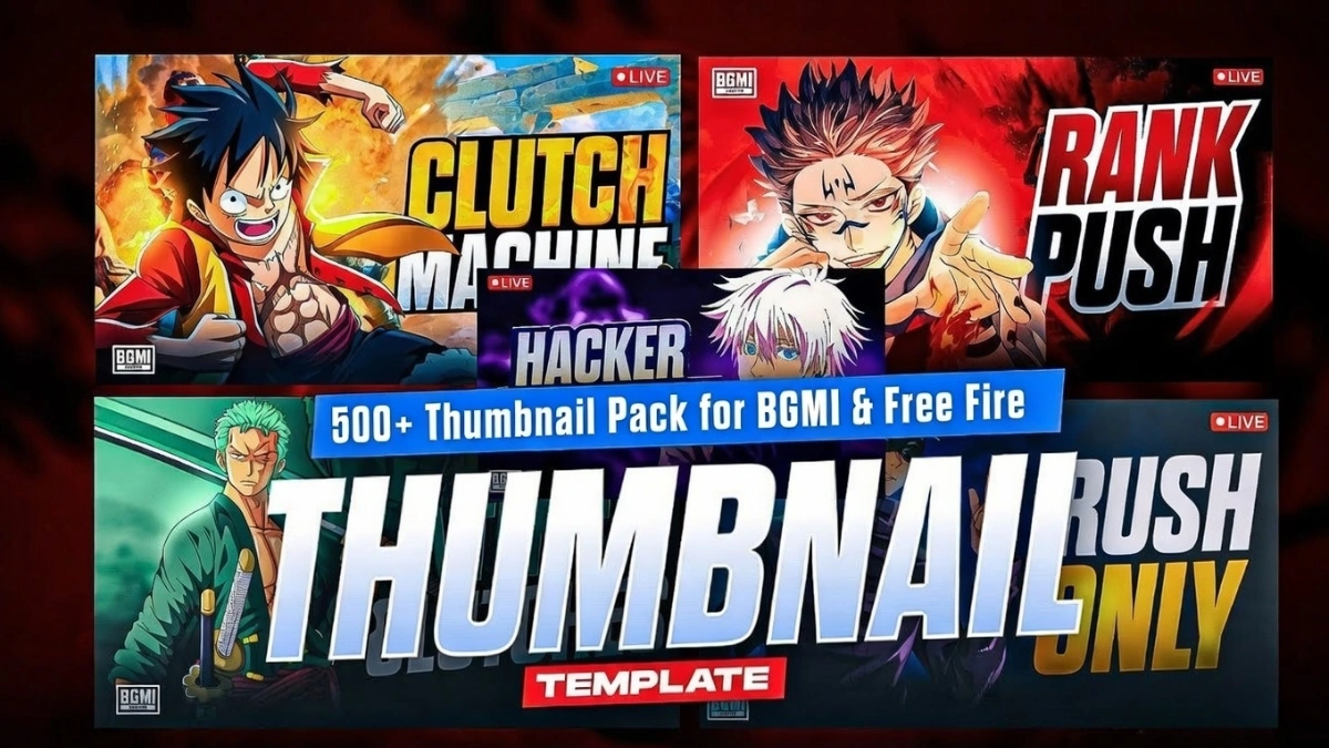 500+ Thumbnail Pack